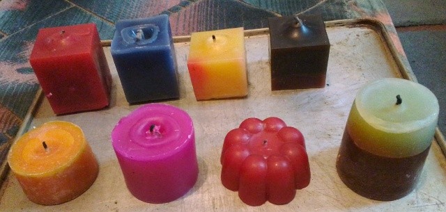 Home made candles